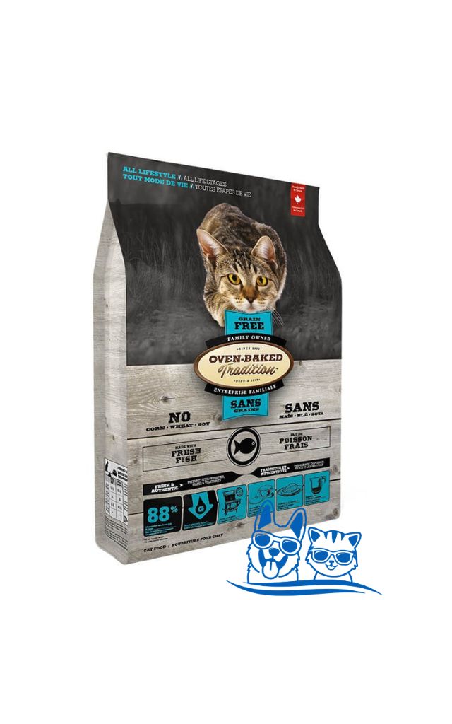 Oven-Baked Tradition Grain Free Gato sabor Pescado - 4,54 kg